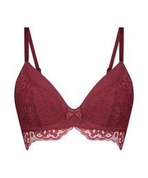 Tia Padded Non-Wired Bra - Red, Rouge, coloris