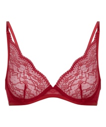 Soutien-gorge à armatures non-préformé Isabelle - Rouge, Rouge, coloris