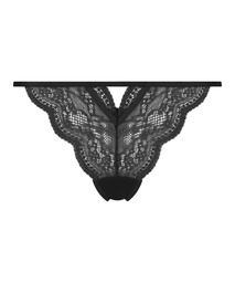 Slip brésilien Isabelle - Noir, Noir, coloris