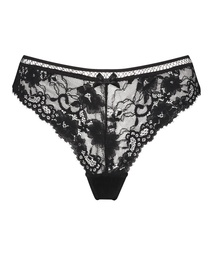 Gianni extra low rise thong - Black, Noir, coloris