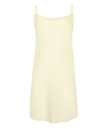 Robe nuisette en satin Minimal - Jaune, Jaune, coloris