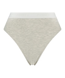 Cutie High Waisted Brazilian - Gray, Gris, coloris