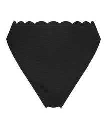 Slip de Bikini Rio Scallop - Noir, Noir, coloris