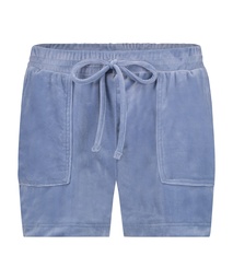 Velvet Pocket shorts - Blue, Bleu, coloris