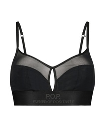 Bralette Mesh Flexing - Black, Noir, coloris