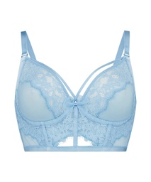 Louise Non-Padded Longline Underwired Bra Kim Petras - Blue, Bleu, coloris