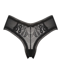 Cali V-shaped Brazilian - Black, Noir, coloris