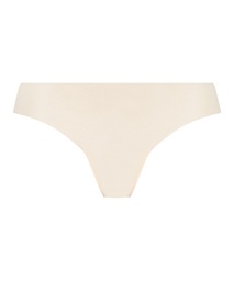 Invisible cotton thong - Beige, Beige, coloris
