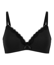 Soutien-gorge sans armatures préformé Lola - Noir, Noir, coloris