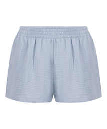 Short en mousseline - Bleu, Bleu, coloris
