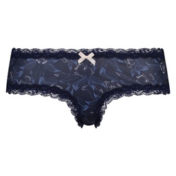 V-Shaped Microfibre Brazilian - Blue, Bleu, coloris