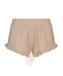 Brushed Rib Lace shorts - Gray, Gris, coloris
