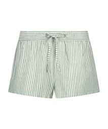Short Linen Stripe - Ponderosa Pine, Vert, coloris