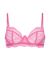 Isabelle Non-Padded Underwired Bra - Pink, Rose, coloris