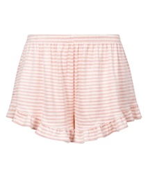 Short Velours à volants - Rose