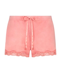 Short velours dentelle - Rose, Rose, coloris