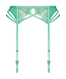 Alexandra Suspenders - Green, Vert, coloris