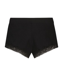 Shorts rib lace Mia - Black, Noir, coloris