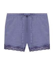 Short velours dentelle - Violet, Violet, coloris
