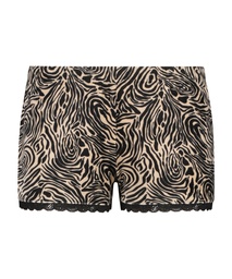 Velvet Lace Shorts - Black, Noir, coloris