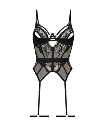 Roxanne Bustier - Black, Noir, coloris