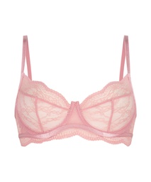 Isabelle Non-Padded Underwired Bra - Pink, Rose, coloris
