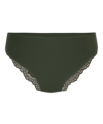 Slip brésilien iInvisible Lace Back - Vert