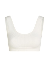 Brassière Scoop Dianne - Blanc, Blanc, coloris