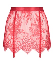 Jupe en dentelle - Rouge, Rouge, coloris