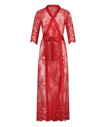 Kimono Allover Lace - Rouge, Rouge, coloris
