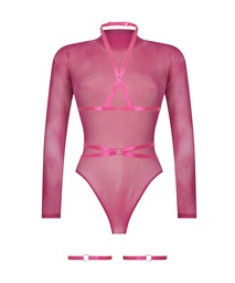 Private Body Harness Set - Purple, Violet, coloris
