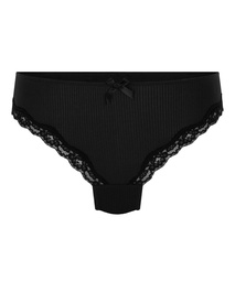 Slip brésilien Lola - Noir, Noir, coloris