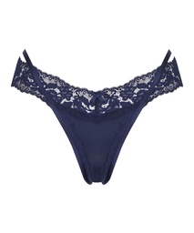 Elliena Extra Low V Thong - Blue, Bleu, coloris