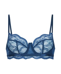 Isabelle Non-Padded Underwired Bra - Blue, Bleu, coloris