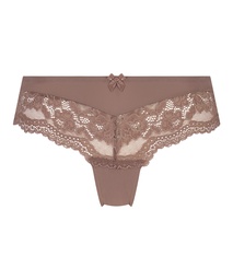 Valencia Brazilian Shorts - Brown, Marron, coloris