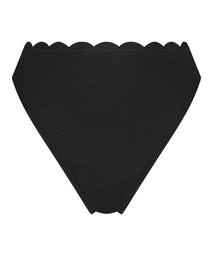 Slip de Bikini Rio Scallop - Noir, Noir, coloris