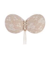 Adhesive bra lace - White, Blanc, coloris