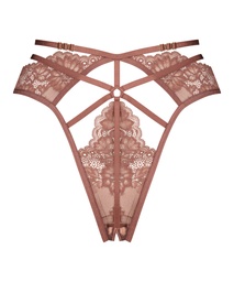 Roxanne Open Crotch Brazilian - Purple, Violet, coloris