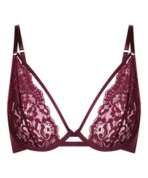 Soutien-gorge à armatures non-préformé Cinnamon - Rouge
