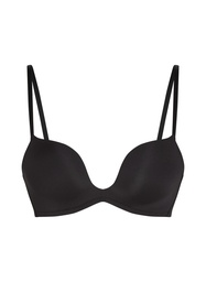 Soutien-gorge à armatures préformé push-up Deep-V - Noir, Noir, coloris