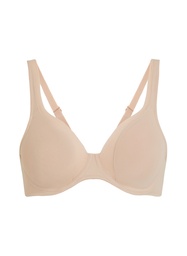 Soutien-gorge à armatures non-préformé en maille - Beige, Beige, coloris