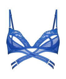 Pleasure Bralette - Blue, Bleu, coloris