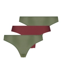 3-pack Invisible Thong - Green, Vert, coloris