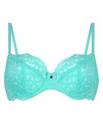 Soutien-gorge à armatures non-préformé Marine - Vert, Vert, coloris