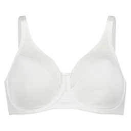 Soutien-gorge à armatures non-préformé minimiseur Nina - Blanc, Blanc, coloris