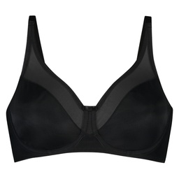 Soutien-gorge à armatures non-préformé minimiseur Nina - Noir, Noir, coloris