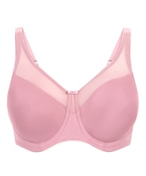 Soutien-gorge à armatures non-préformé minimiseur Nina - Rose, Rose, coloris
