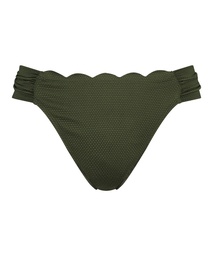 Slip de Bikini Rio Scallop - Vert, Vert, coloris