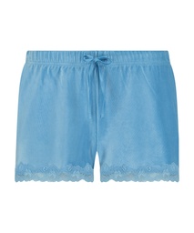 Velours rib shorts - Blue, Bleu, coloris