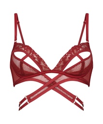 Pleasure Bralette - Red, Rouge, coloris